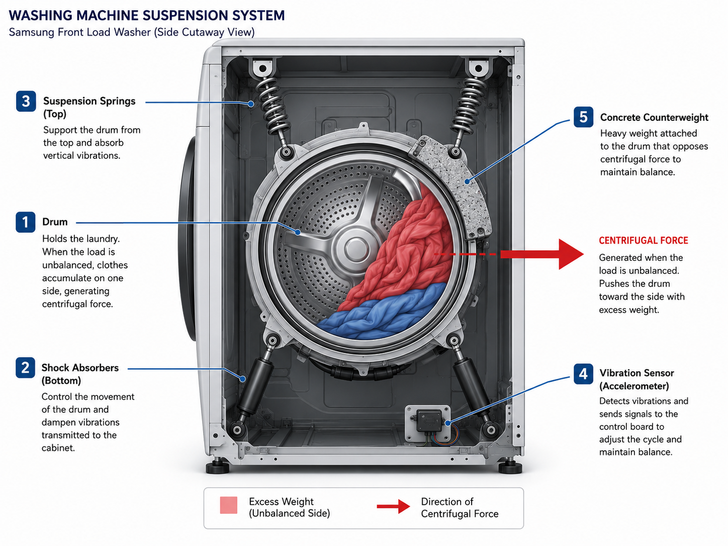 Samsung Washer UE Error Code — Causes and Step-by-Step Fix - 2