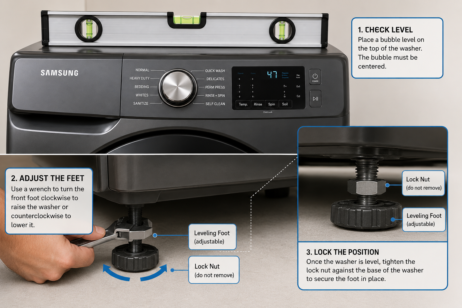 Samsung Washer UE Error Code — Causes and Step-by-Step Fix - 5